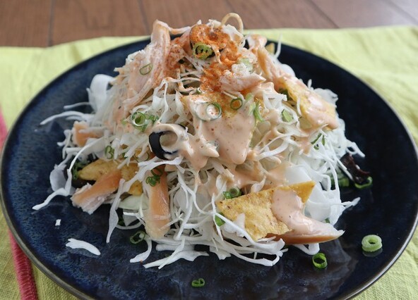 簡単おつまみスパイシーサラダ