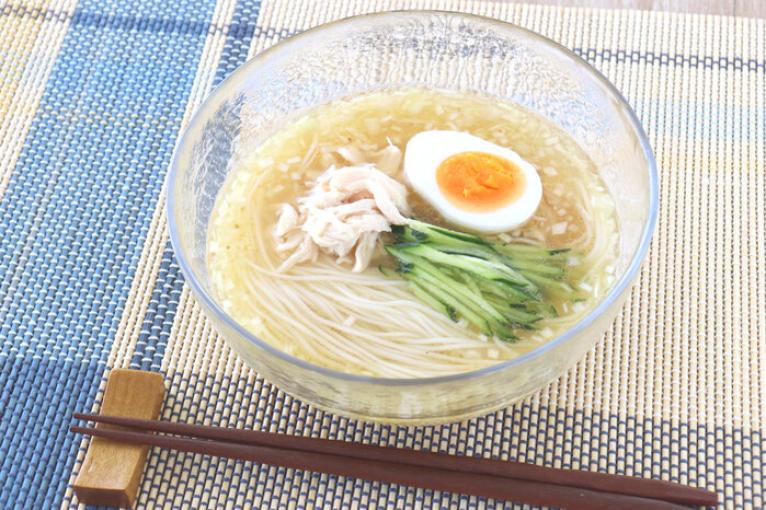 さっぱりねぎ塩そうめん
