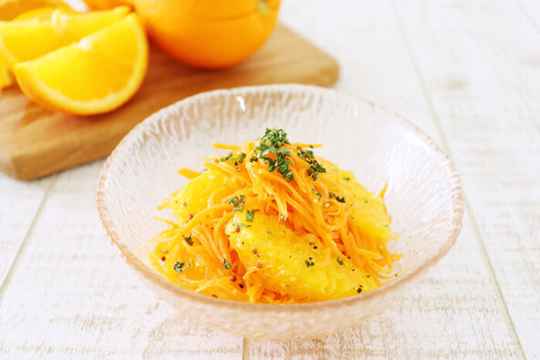 オレンジとにんじんのラぺ