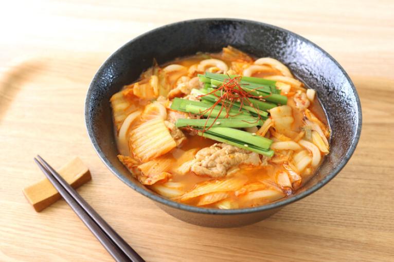 チゲ鍋風うどん