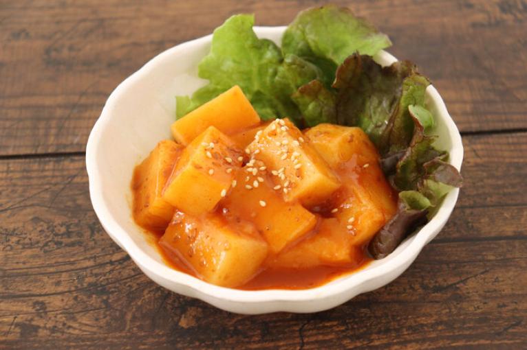 お餅でトッポギ風