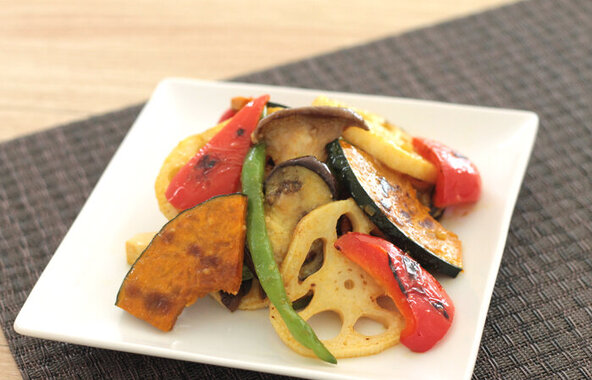 秋野菜のカレーマリネ