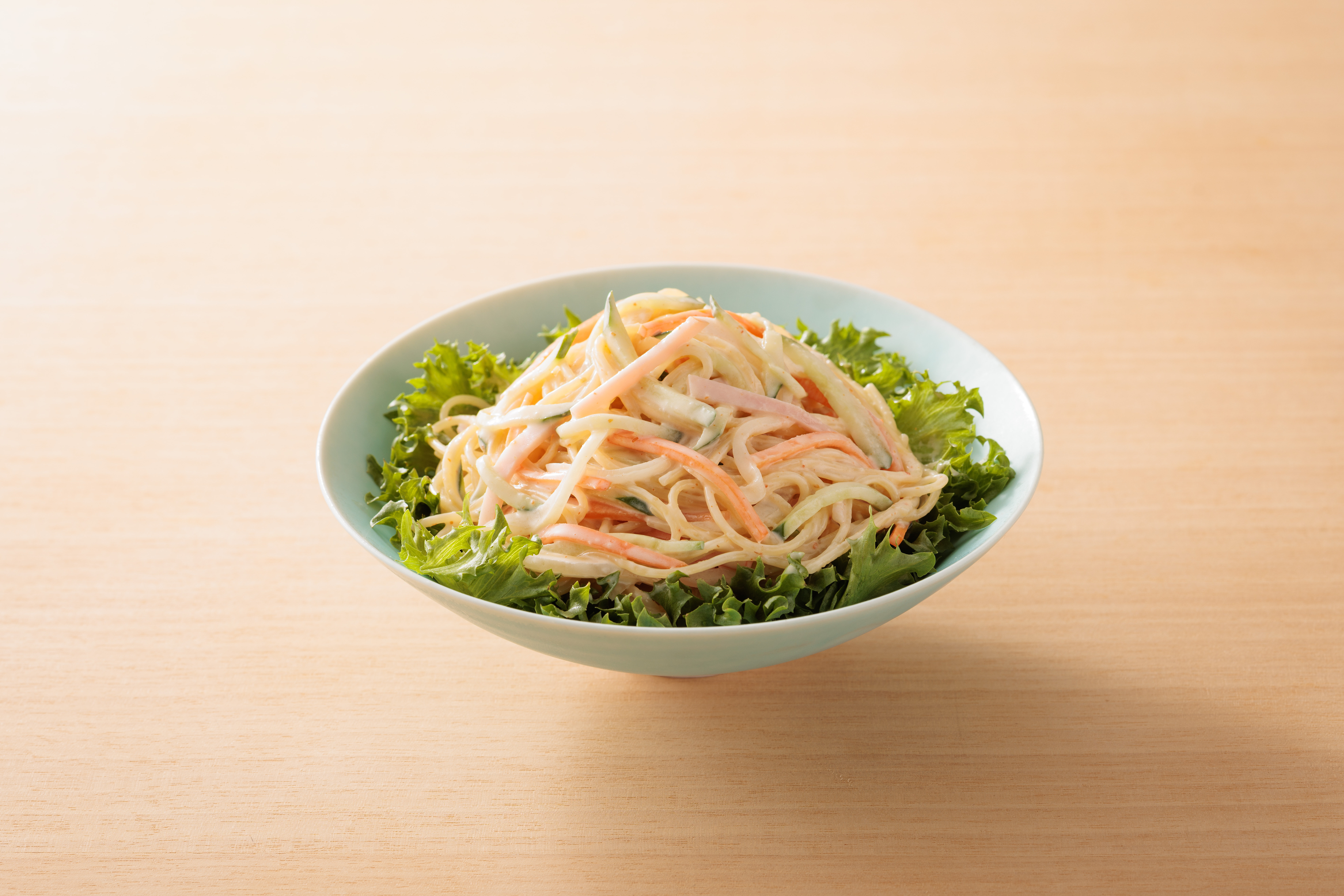 ゆず胡椒風味のスパサラ